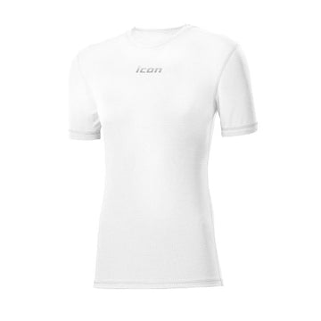 Men's White Short Sleeve Microsense™ Performance Base Layers